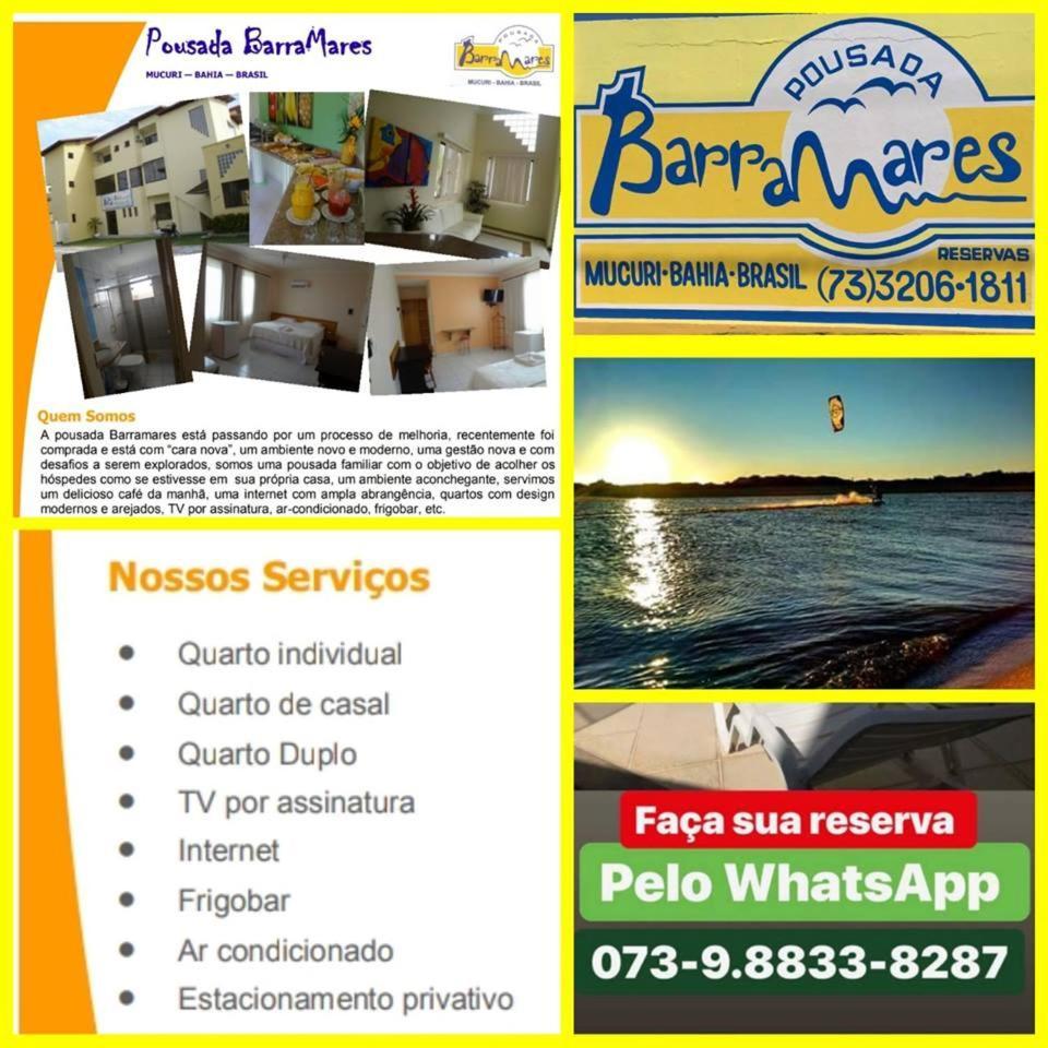 Pousada Barra Mares Мукури Экстерьер фото